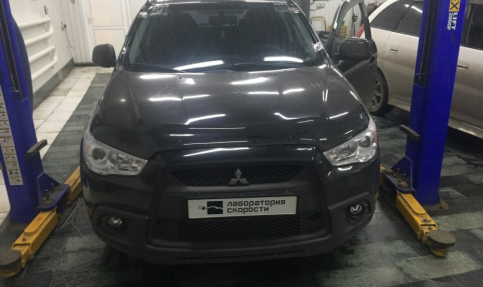 Чип тюнинг на MITSUBISHI ASX 1.6 117hp 2010 года выпуска 