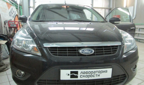 Чип-тюнинг Ford Focus II 1.8 MT 125hp 2010 года выпуска