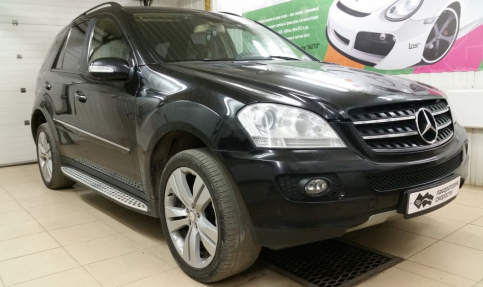 Чип тюнинг и отключение EGR на Mercedes ML320 W164 3.0 224hp 2008 года выпуска