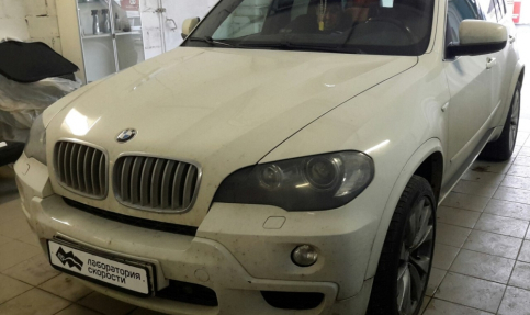 Отключение и удаление сажевого фильтра на BMW X5 E70 3.0d 235hp 2008 года выпуска 